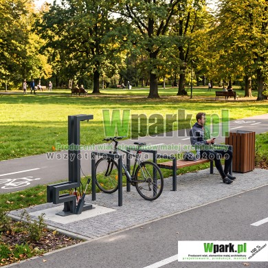 Miejsce odpoczynku rowerzystów