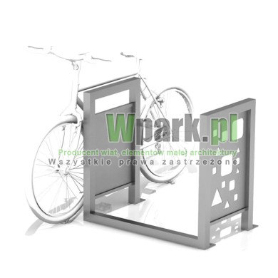 Stojak rowerowy 12 stal nierdzewna