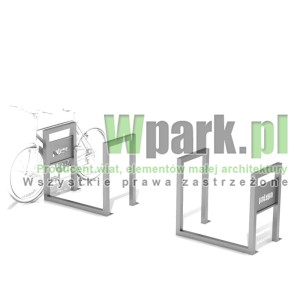 Stojak rowerowy 15 stal nierdzewna