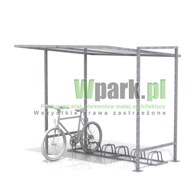 Wiata na rowery SIMP 01 - na 6 rowerów