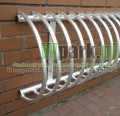 Stojak aluminiowy ścienny na 2/3  stanowisk (kod:3062/100/A/S)