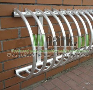 Stojak aluminiowy ścienny na 2/3  stanowisk (kod:3062/100/A/S)