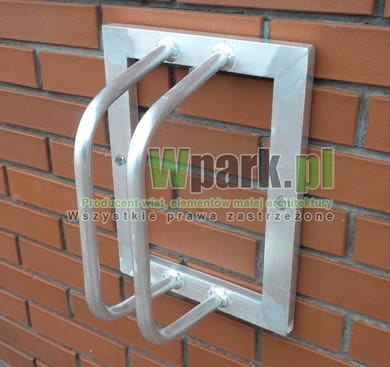 Stojak aluminiowy ścienny na 1 stanowisko (kod:3010/1/A/S)