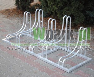 Stojak rowerowy bocian aluminiowy na 5 stanowisk (kod:3033/5/A/P)