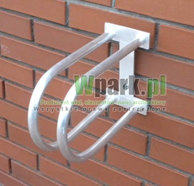 Stojak aluminiowy ścienny na 1 stanowisko (kod:4001/1/A/S)