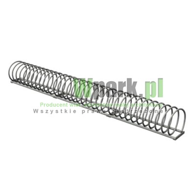 Stojak spirala stalowy na 9/10  stanowisk (kod:3037/300/S/P)