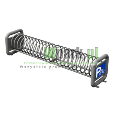 Stojak spirala stalowy na 6/7  stanowisk (kod:3037/03180/S/P)