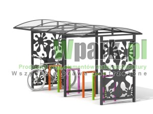 Wiata na rowery SZKOLNA 10 - na 12 rowerów