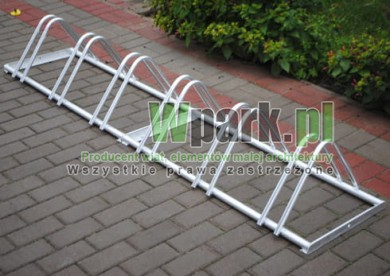 Stojak rowerowy aluminiowy na 6 stanowiska (kod:3063/6/A/P)