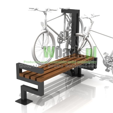 BikeStop z ławką 02 linia MODE