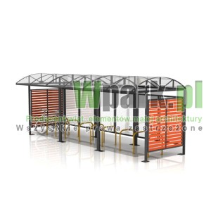 Wiata na rowery DECO 03  - na 18 rowerów