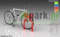 Stojak  rowerowy barierka na 2 stanowiska (kod:PALEPA04/2/S/W)