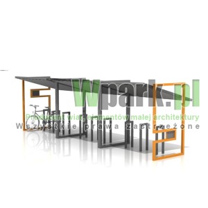 Wiata na rowery FUNK 03 - na 18 rowerów