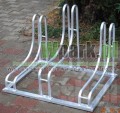 Stojak rowerowy bocian aluminiowy na 12 stanowisk (kod:3033/12/A/P)