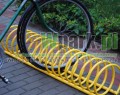 Stojak spirala stalowy kolor czerwony na 4/5  stanowisk (kod:3037/140/S/P/Czerwony)