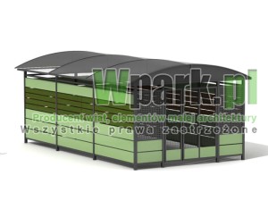 Wiata śmietnikowa DECO 03