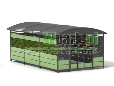 Wiata śmietnikowa DECO 03