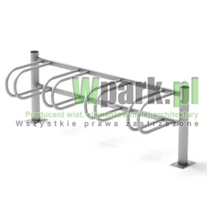 Stojak  rowerowy aluminiowy na 4 stanowiska (kod:3060/4/A/PW)