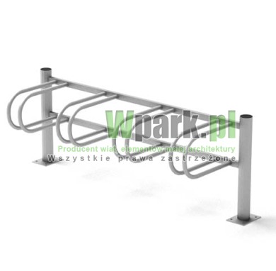 Stojak  rowerowy aluminiowy na 4 stanowiska (kod:3060/4/A/PW)