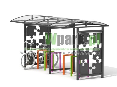 Wiata na rowery SZKOLNA 12 - na 12 rowerów