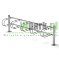 Stojak  rowerowy stalowy ocynkowsky na 6 stanowisk (kod:3060/6/S/PW)