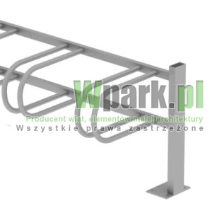 Stojak  rowerowy aluminiowy na 12 stanowisk (kod:3060/12/A/PW)