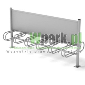 Stojak  rowerowy aluminiowy na 12 stanowisk (kod:3060/12PR/A/PW)
