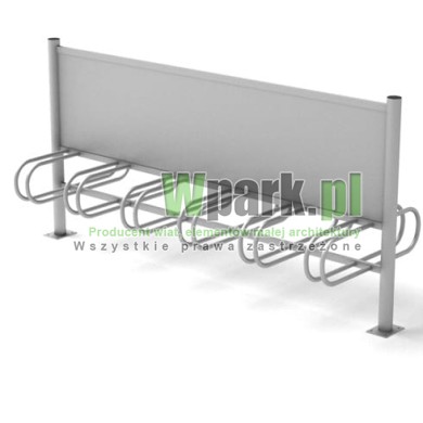 Stojak  rowerowy aluminiowy na 12 stanowisk (kod:3060/12PR/A/PW)