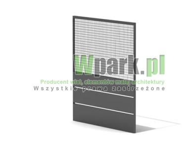 Panel wiaty śmietnikowej TRIO 06