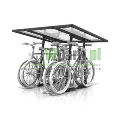 Wiata na rowery MINI 01 - na 4 rowery kolor do wyboru