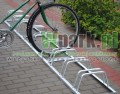 Stojak rowerowy stalowy ocynk na 4 stanowiska (kod:3027/4/S/P)