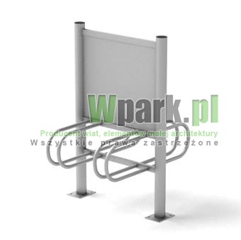 Stojak  rowerowy aluminiowy na 4 stanowiska (kod:3060/4PR/A/PW)