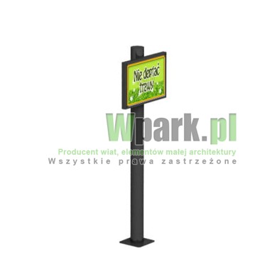 Słupek PARK 02 info