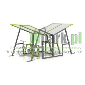 Wiata na rowery POLO 03 - na 16 rowerów