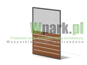 Panel wiaty śmietnikowej TRIO 07