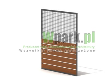 Panel wiaty śmietnikowej TRIO 07