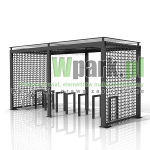 Wiata na rowery MANY 02 - na 14 rowerów