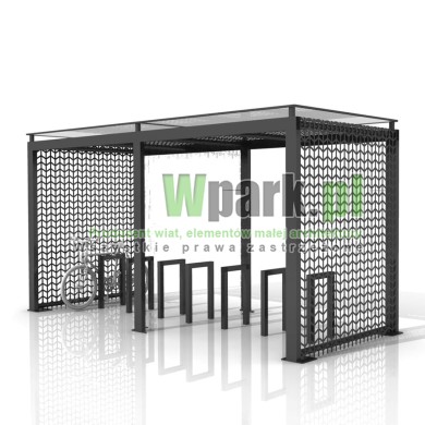 Wiata na rowery MANY 02 - na 14 rowerów