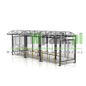 Wiata na rowery DECO 06  - na 18 rowerów