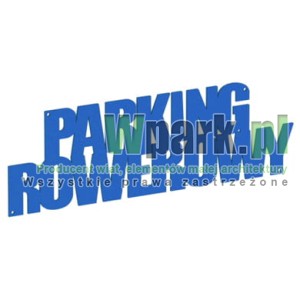 Znak parking rowerowy (kod:297210/05/P) stalowy