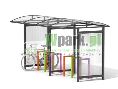 Wiata na rowery SZKOLNA 14 - na 12 rowerów