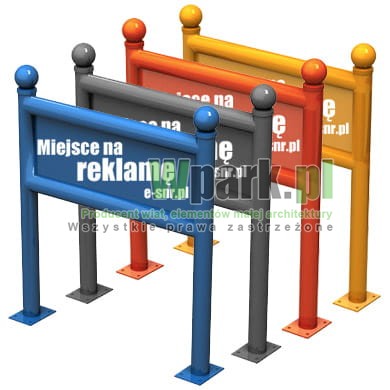 Stojak  rowerowy barierka na 2 stanowiska (kod:COLOR06/2/S/PW)
