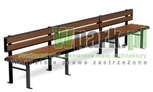 Ławka PUZL 01 drewno dł siedziska 3600 mm