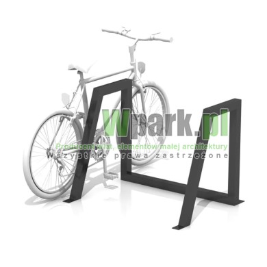 Stojak rowerowy stalowy barierka na 4 stanowiska (kod:POLO02/4/S/PW)
