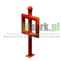 Stojak  rowerowy barierka na 2 stanowiska (kod:COLOR02/2/S/PW)