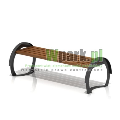 Ławka OVAL 01 drewno