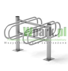 Stojak  rowerowy aluminiowy na 4 stanowiska (kod:3060/4P/A/PW)