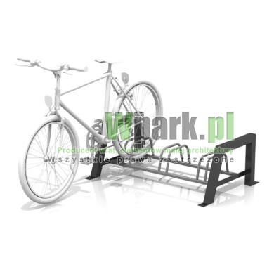 Stojak rowerowy stalowy na 3 stanowiska (kod:POLO03/3/S/PW)