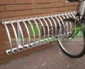 Stojak aluminiowy ścienny na 6/7  stanowisk (kod:3062/200/A/S)