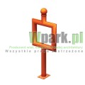 Stojak  rowerowy barierka na 2 stanowiska (kod:COLOR03/2/S/PW)